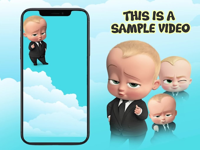 create animated video for birthdays invitation for kids