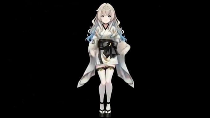 do 3d vtuber model and vtuber rigging,  vroid and vrchat avatar in blender