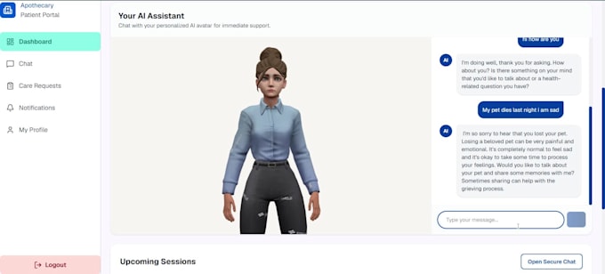 be your full stack ai web developer for saas, ai software, ai web app developer