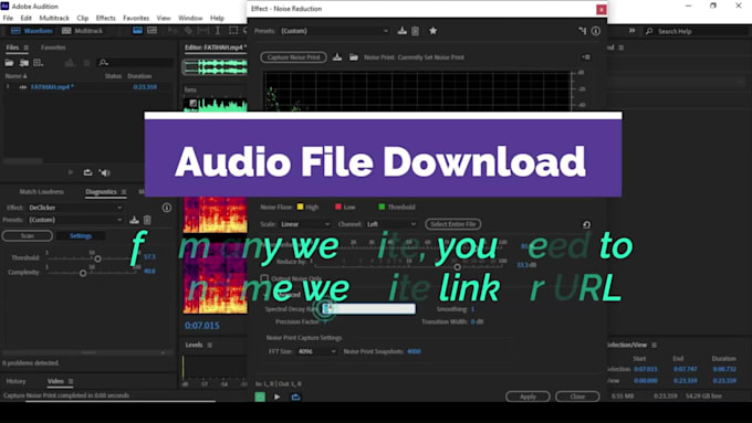 do audio and video editing professionally