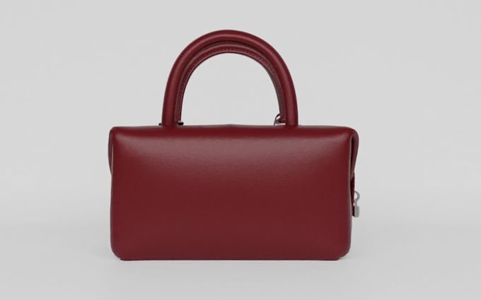 high quality render with clo3d of handbag, backpack, pureses