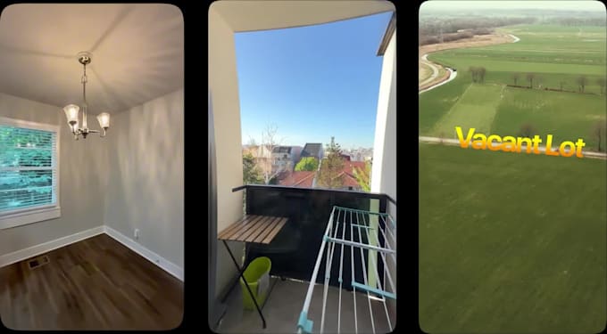 edit trendy real estate reels and viral real estate video editing