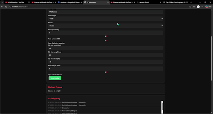 fully automate your youtube channel