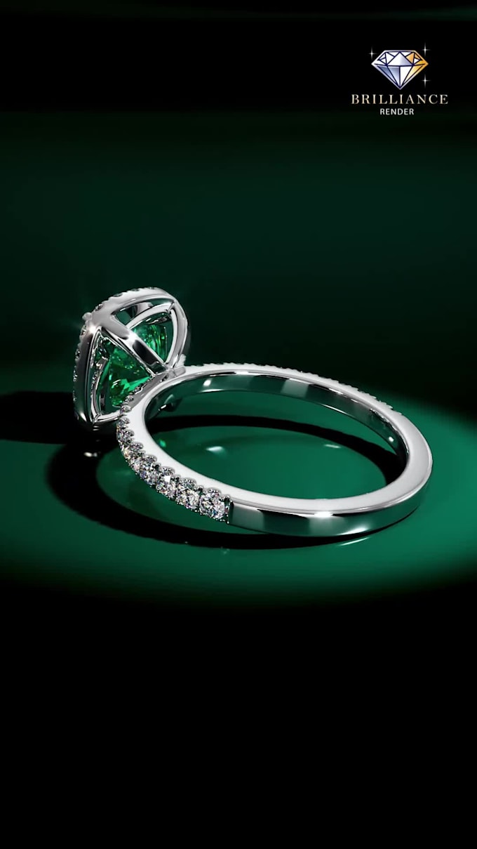 create photorealistic 3d jewelry rendering and luxury jewelry animation