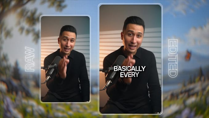 edit professional talking head videos