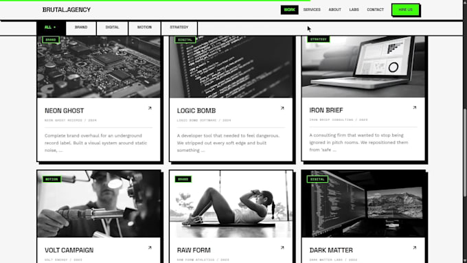 animate a modern responsive website