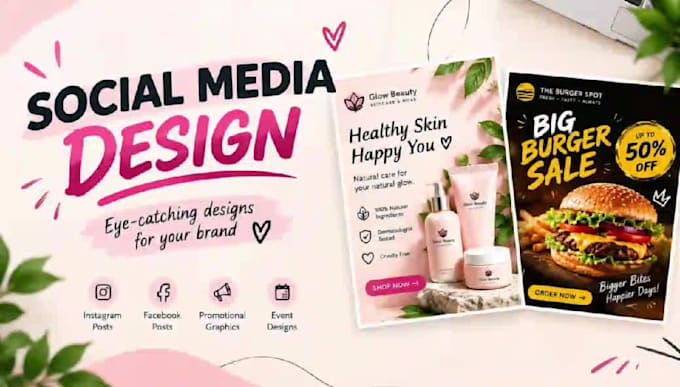 create creative and custom social media designs