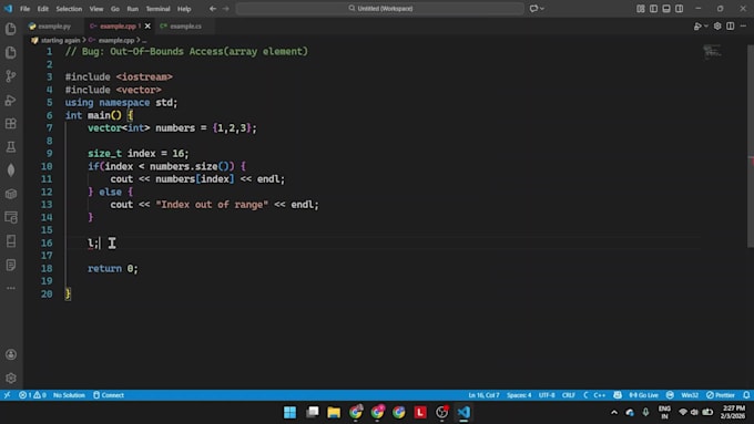 help you debug and explain python cpp csharp code