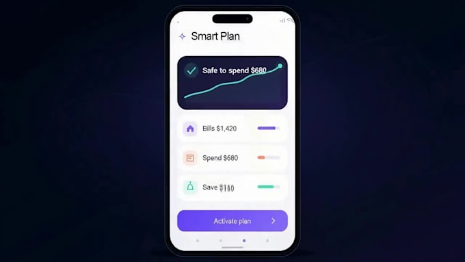 launch fintech web3 app promo finance crypto software blockchain saas ai video