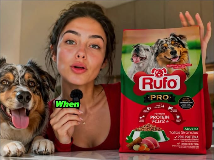 dog ugc video ad and ugc dog video