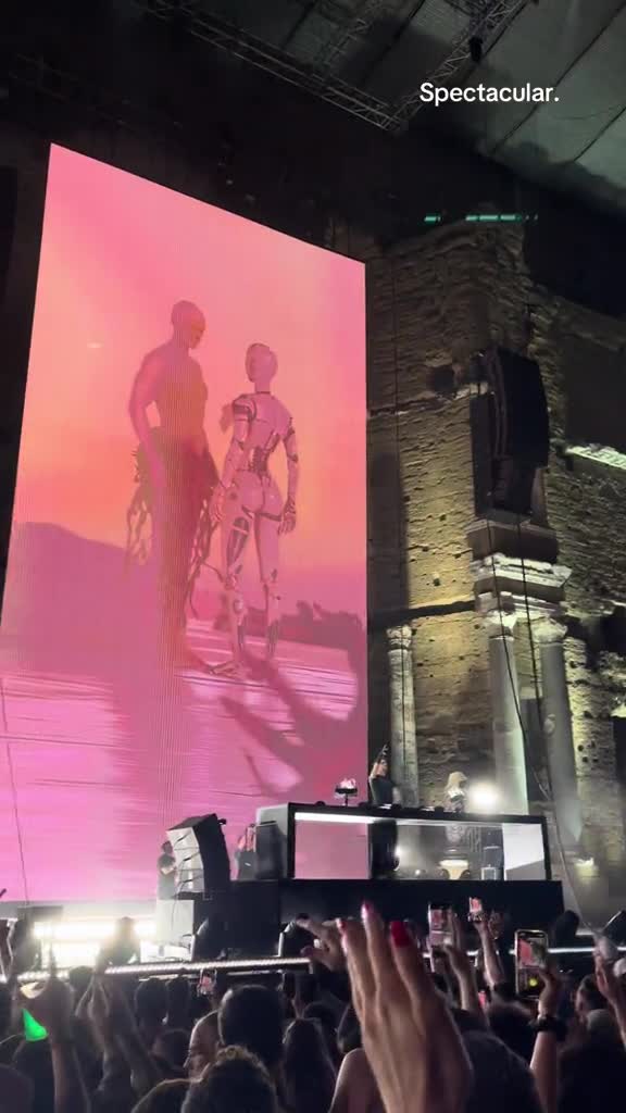 create concert visuals, led wall, led screen, stage show and billboard animation