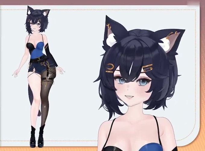 fix live2d rig, vtuber model rigging, cubism physics and expressions