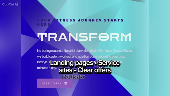 design carrd or coded landing page with copywriting