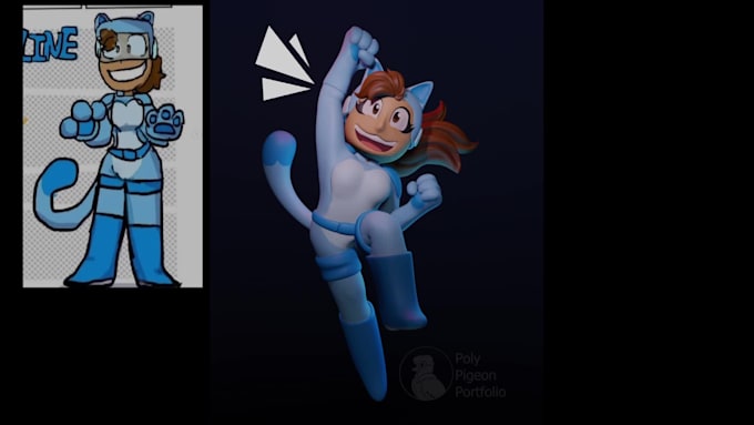 turn your 2d concept into a 3d character