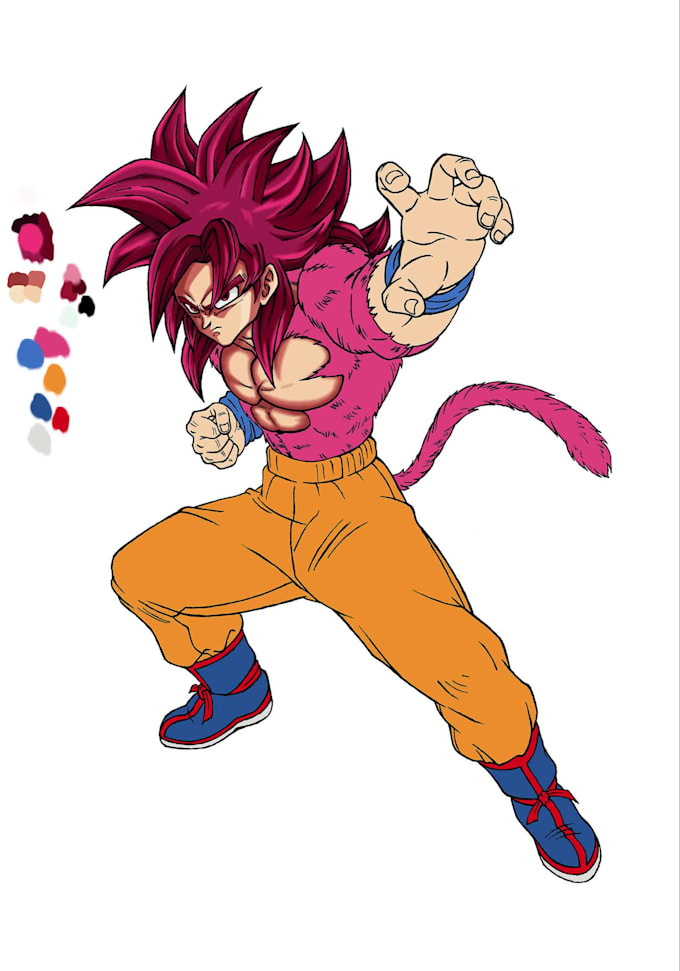 draw a custom dragon ball illustration