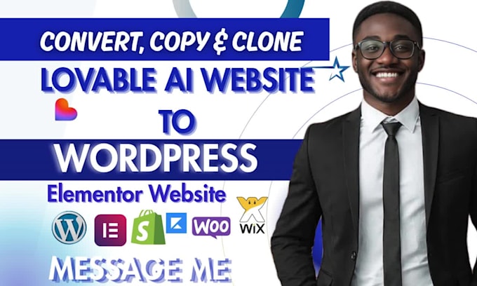 convert lovable ai to wordpress website, maintain ai website clone lovable, vibe
