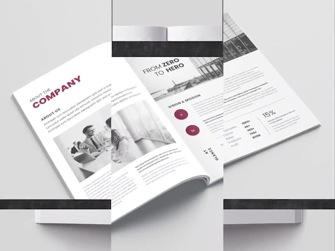 design company profile, proposal and corporate brochure