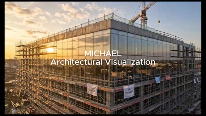 create ai construction progress and property development presentation video