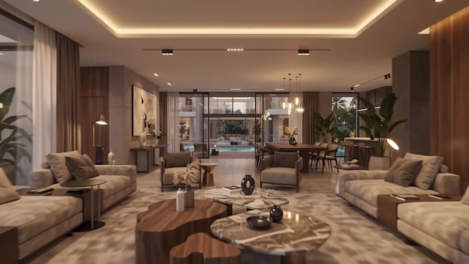 do 3d visualisation, ai virtual staging, 3d interior and exterior design