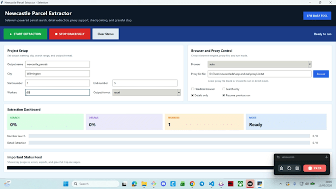 build scraping and python bots using selenium or playwright