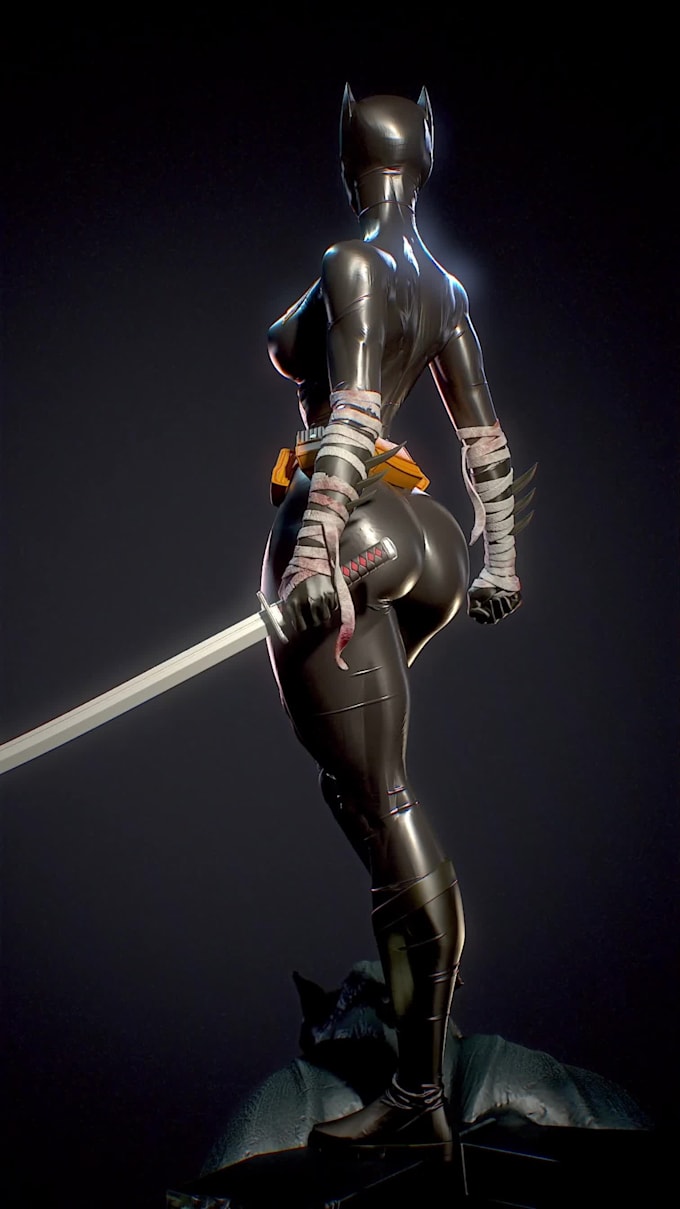 sculpt a detailed character for 3d printing