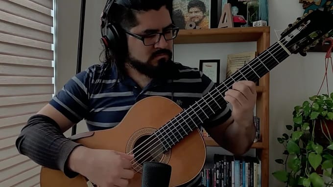 record authentic classical and nylon string guitar