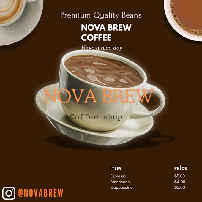 create modern sosial media logo post