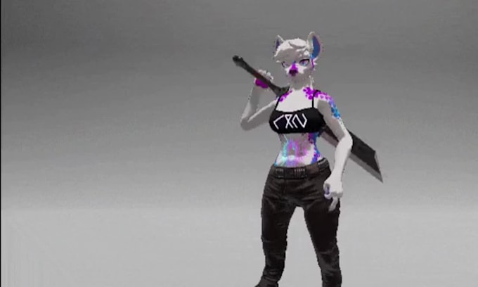 create vrchat avatar assets, props, weapon clothing and 3d accessories for unity