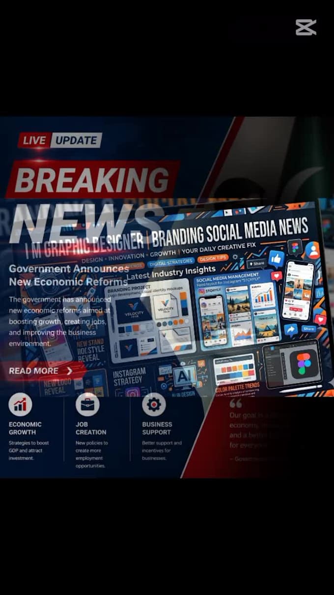 design professional restaurant social media posts and banners
