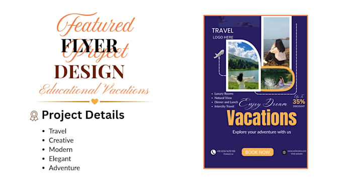 design a modern and professional flyer
