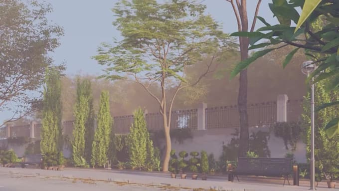create photorealistic 3d exterior rendering for villa and house