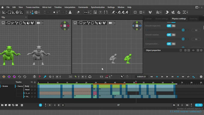 Make 3d animation using cascadeur, blender by Zorox_kin | Fiverr