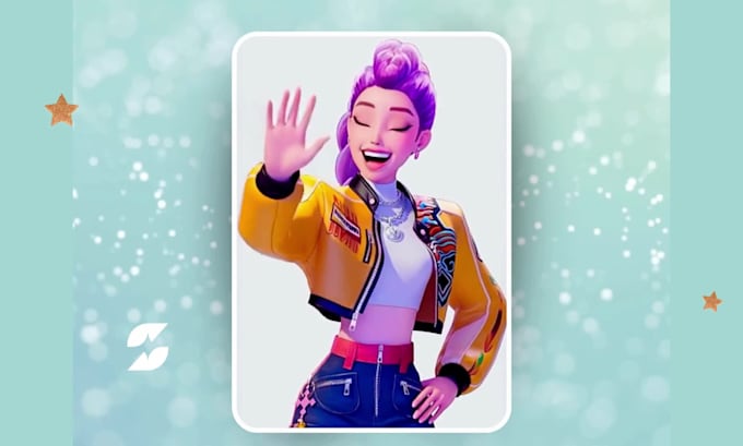 create a animated birthday video message from any character