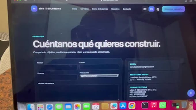 build a modern business website with cloudfare and SEO