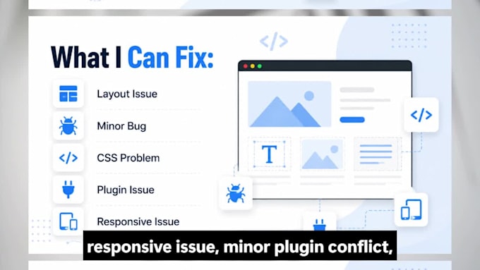 fix wordpress errors, bugs, and layout issues