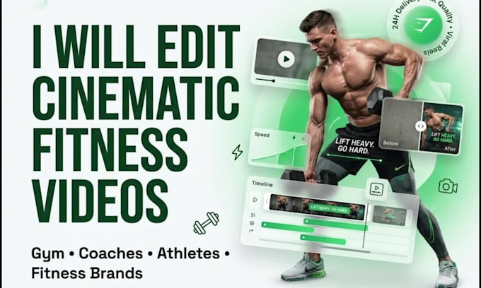 edit fitness content for coaches and brands