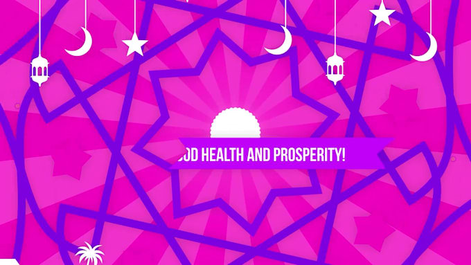 create most beautiful eid al adha greeting video