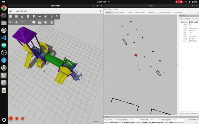 develop a ros2 navigation stack on simulation or rpi5