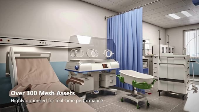create 3d medical equipment visualization in unreal engine 5