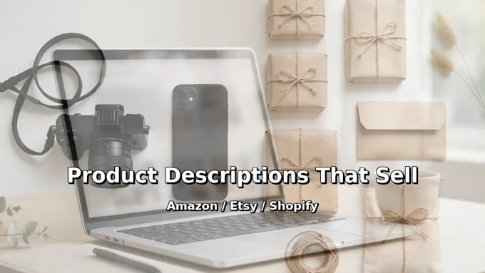 amazon  etsy  shopify product descriptions
