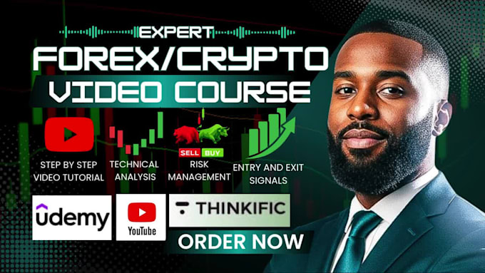 create quality forex and crypto trading video course