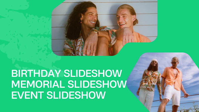 make professional slideshow video with music and transitions