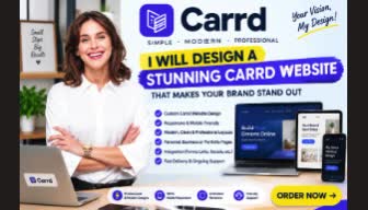 design a minimalistic carrd website carrd landing page