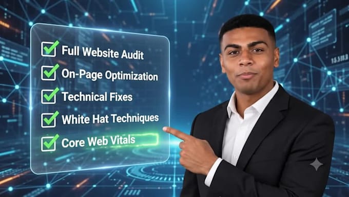 do advanced technical and on page SEO optimization to rank your website