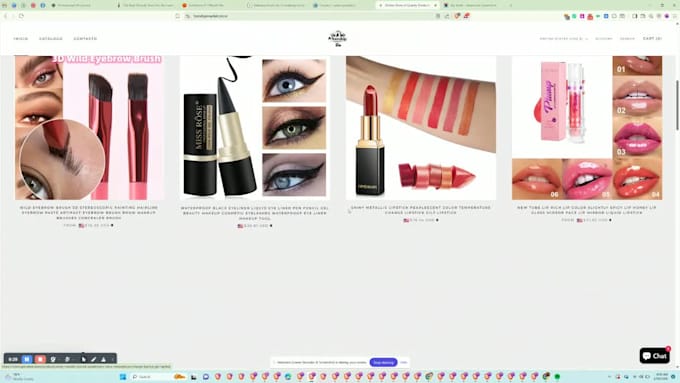 create skincare shopify website store design redesign via spocket zendrop doba