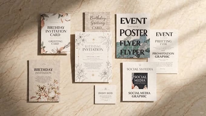 design a postcard, greeting card or invitation