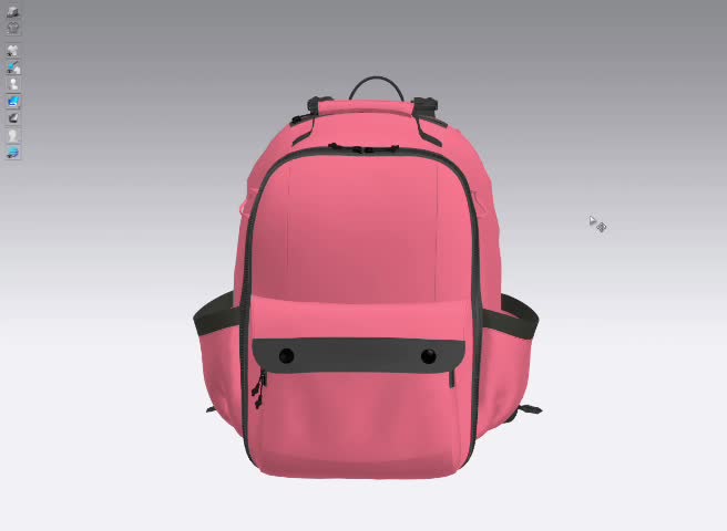 create 3d backpack design and production techpack