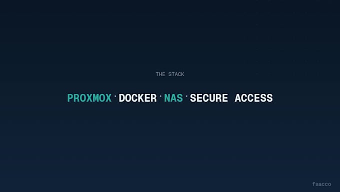 set up your proxmox homelab with docker and remote access