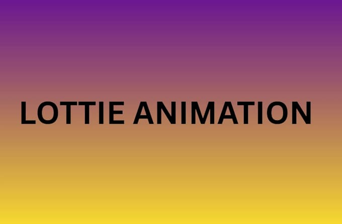 animate your UI designs with custom lottie animations