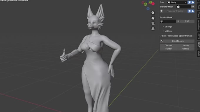 fit clothing to VR chat models